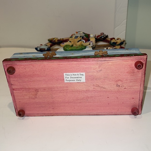 Nicholas Square Holiday Merry Go Round 11.5” Tall 8” base - Picture 8 of 8